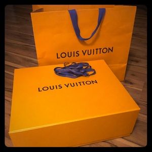 Large Louis Vuitton Box/Ribbon & Bag